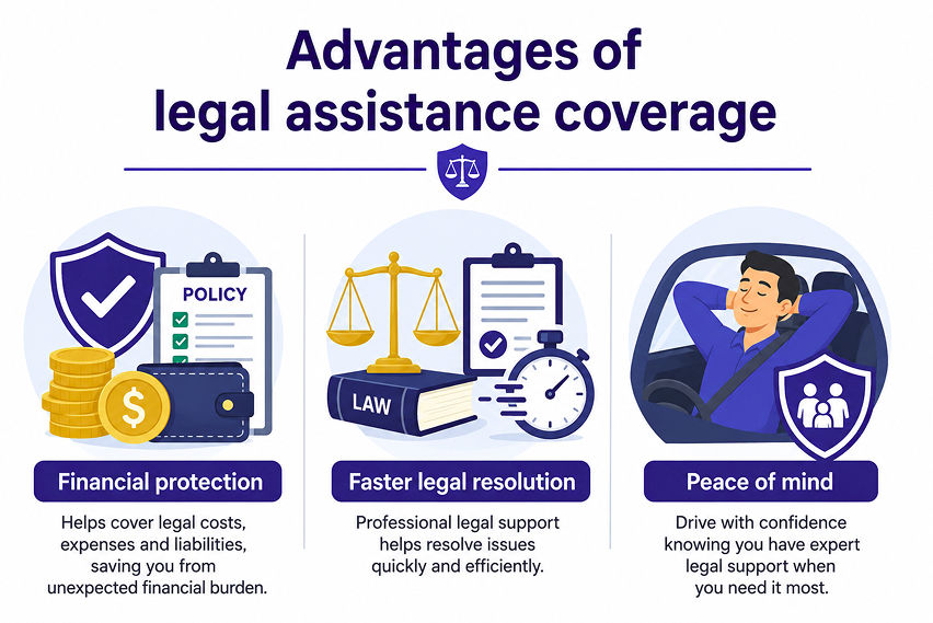 Advantages of legal assistance coverage