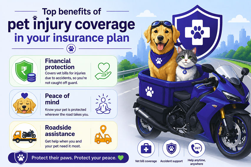 Pet injury coverage