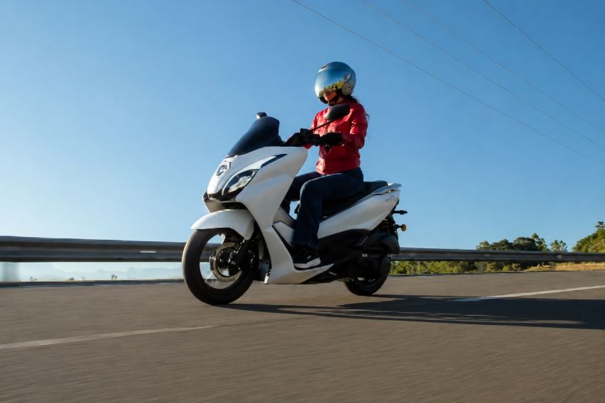 Riding All New Suzuki Burgman 150
