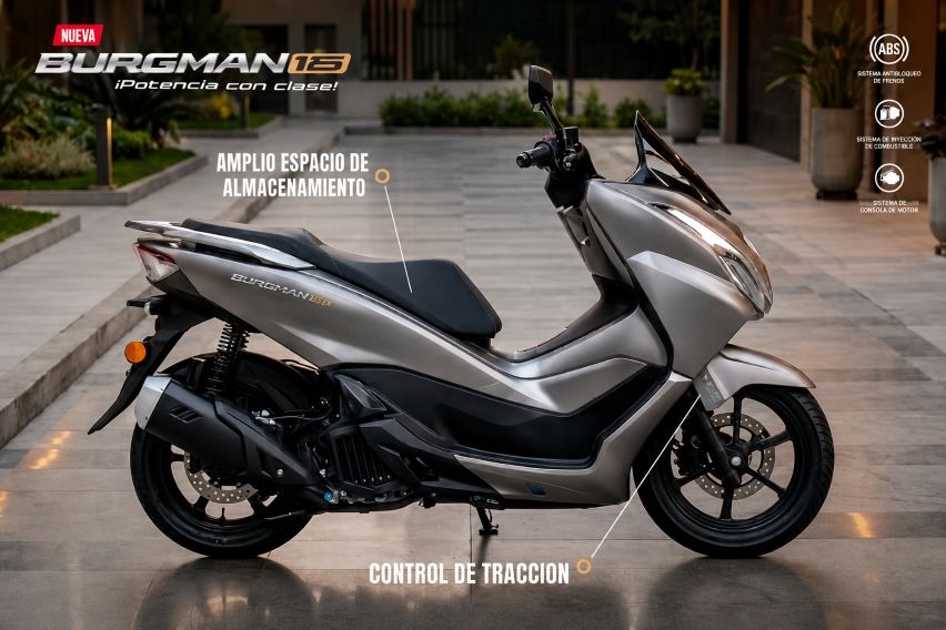 Spesifikasi All New Suzuki Burgman 150 2026