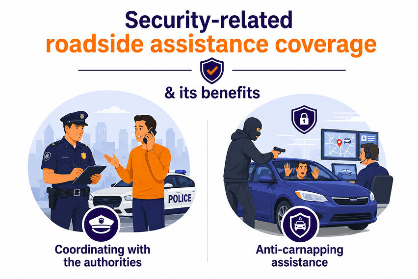 Security-related roadside assistance 