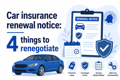 Outsmart your car insurance renewal notice: 4 things to renegotiate before you sign your next policy