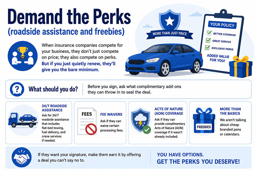 Car insurance renewal - 4 things to renegotiate