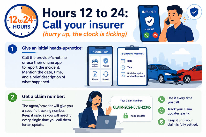 checklist for filing a car insurance claim