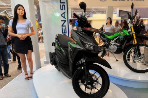 Spesifikasi dan Harga Brusky 125, Skutik Perdana Kawasaki Indonesia