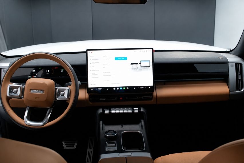 Interior iCAR V27 REEV Meluncur di GIIAS 2026