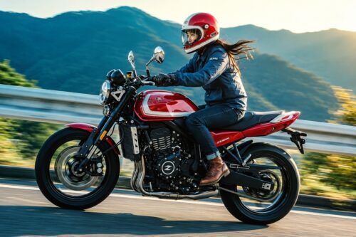 Kembaran CB400 Super Four Asal Cina Mengaspal, ZXMoto ZX500F Dijual Rp100 Jutaan